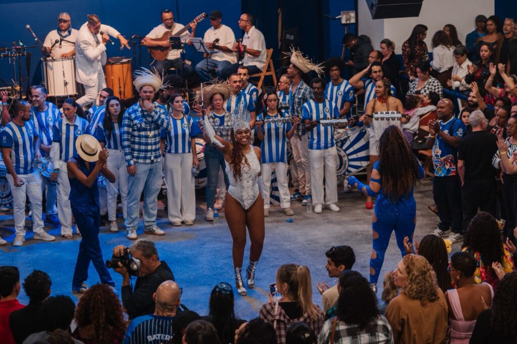 Apresentações no lançamento do enredo da Príncipes do Samba