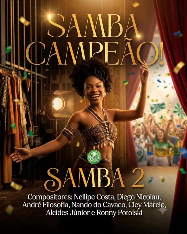 Samba 2 é o escolhido pela Jardim das Palmeiras para o carnaval 2027