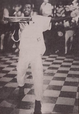 Arsênio, 1º Cidadão Samba em 1987 - Foto: O Estado/Hemeroteca Digital Catarinense
