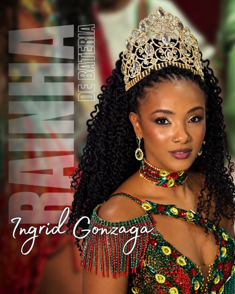 Ingrid Gonzaga é a rainha de bateria da Protegidos
